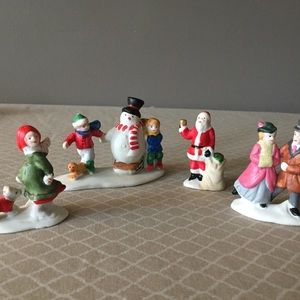 Vintage Lemax Christmas Village People Figures